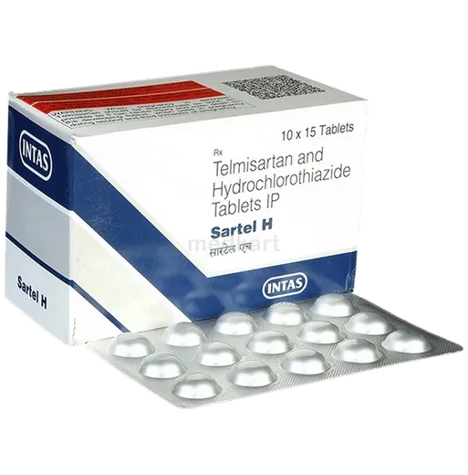 sartel h 40mg tablet 15's